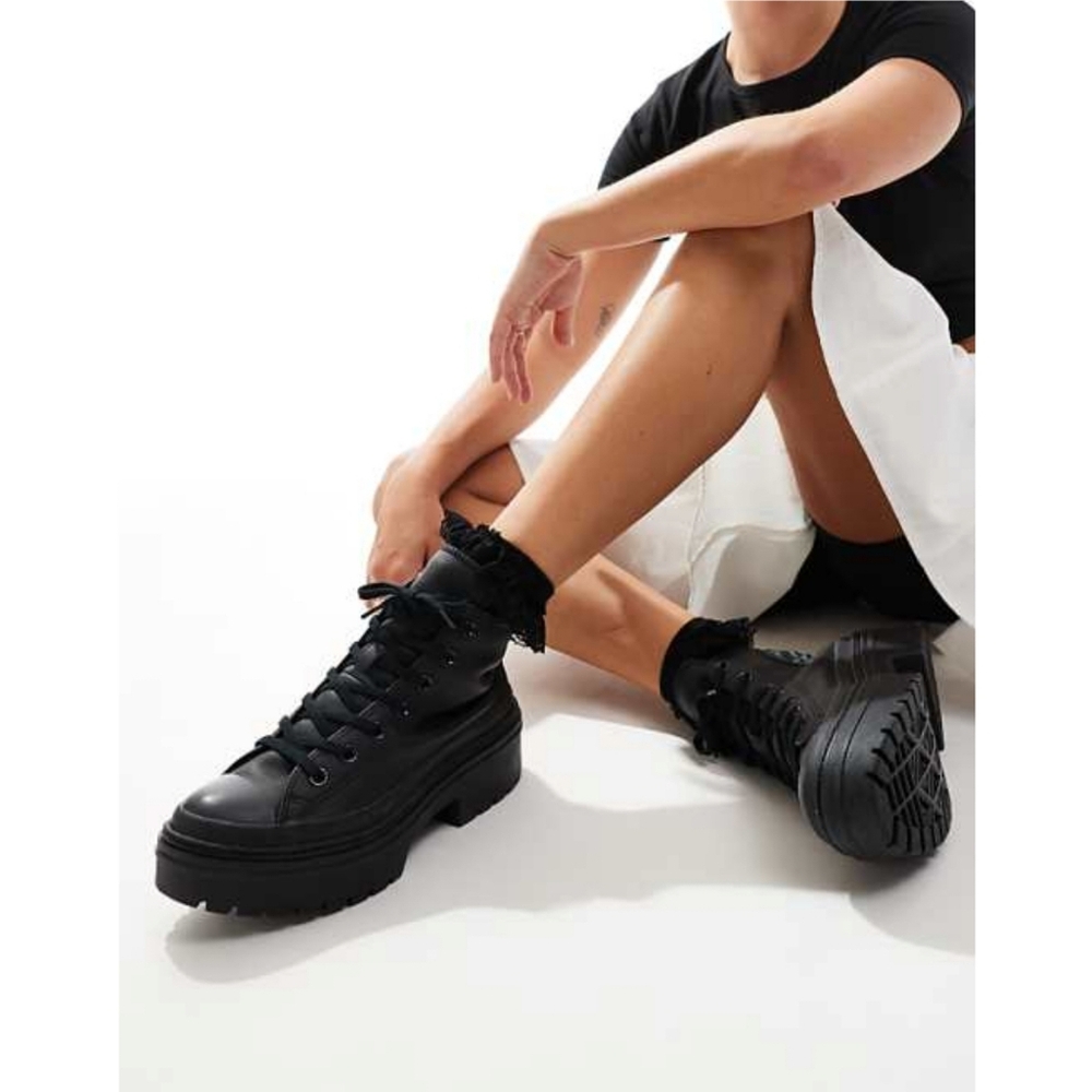 Converse Chuck Taylor All Star Lugged 2.0 CC High Sneakers W 10.5-M 8.5 Grunge